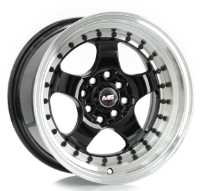 H552 - BLACK MACHINE LIP 4X100/114.3 15x8.0 R1525254