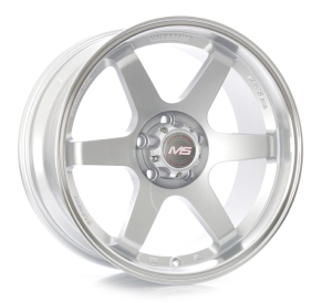 H637 - SILVER MACHINE LIP 18x8.5 5X114.3