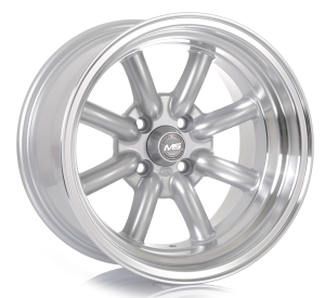 H809 - SILVER MACHINE LIP 4X100 15x9.0 R1525258