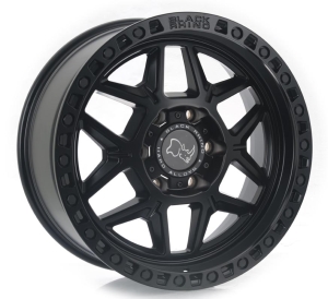 KELSO - MATTE BLACK W/BLACK BOLTS 17x9.0 6X139.7