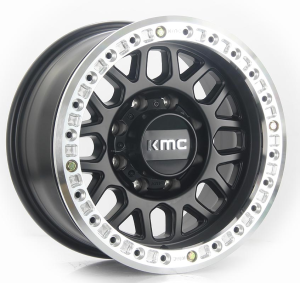 KM234-GRENADE DESERT - SATIN BLACK 17x8.5 8X165.1