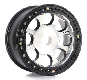 KM237 RIOT BL - MACH SATIN BLACK WINDOWS & RING BLANK 17x8.5 R1738120