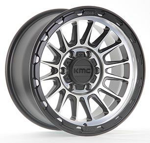 KM542 - SATIN BLACK MACHINED 6X139.7 16x8.0 R1603072