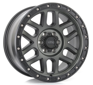 KM544-MESA - SATIN BLACK WITH GRAY TINT 17x9.0 6X114.3