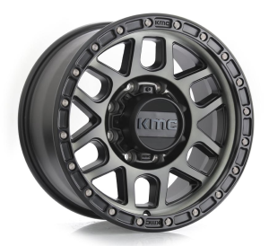KM544-MESA - SATIN BLACK WITH GRAY TINT 5X127 | 6X114.3 | 8X165.1 | 8X170 17x9.0 R1738223