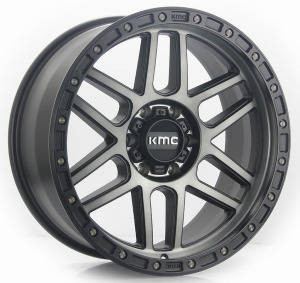 KM544-MESA - SATIN BLACK WITH GRAY TINT 20x9.0 6X139.7