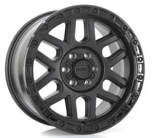 KM544 - SATIN BLACK 17x9.0 6X114.3