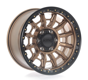 KM547-CARNAGE - MATTE BRONZE WITH BLACK LIP 6X139.7 16x8.0 R1638011