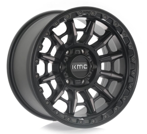 KM547 - SATIN BLACK W/ GRAY TINT 6X139.7 17x9.0 R1738076
