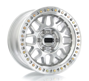 KM549 GRS - GLOSS SILVER W/ MACHINED FACE 6X139.7 17x8.5 R1738246