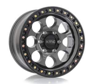 KM550 RIOT - ANTHRACITE W/ SATIN BLACK LIP 6X139.7 17x8.5 R1738240