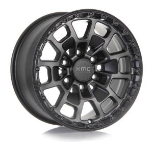 KM718 - SATIN BLACK W/ GRAY TINT 6X139.7 17x8.5 R1703538
