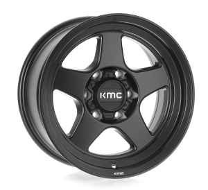 KM728-LOBO - MATTE BLACK 17x8.5 6X114.3