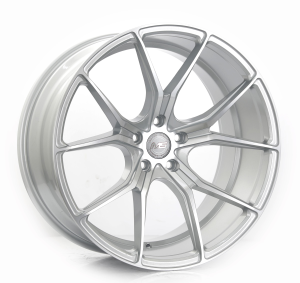 KS075 - SILVER MACHINE FACE 20x10 5X112 | 5X114.3