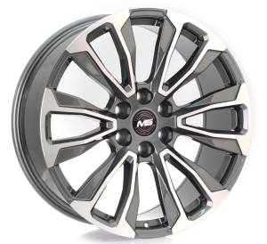 LC5581 - GUNMETAL MACHINE FACE 6X139.7 22x9.0 R2224010