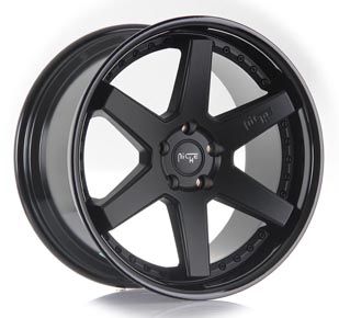 M192-ALTAIR - SATIN BLACK FACE GLOSS BLACK LIP 19x10 5X114.3