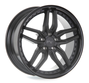 M194-METHOS - MATTE BLACK CENTER GLOSSY BLACK LIP 5X114.3 20x9.0 R2033200