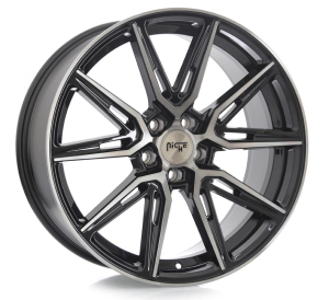 M219-GEMELLO - GLOSS BLACK MACHINED DARK TINT 5X114.3 20x9.0 R2030121