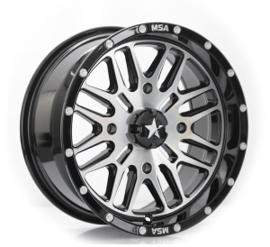 M38 BRUTE - GLOSS BLACK MACHINED 15x7.0 4X156