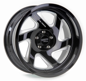 MO400 - GLOSS BLACK MILLED 5X127 20x10 R2003652