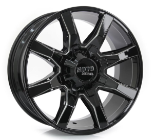 MO804-SPIDER - GLOSS BLACK MILLED 6X120/139.7 20x9.0 R2039156
