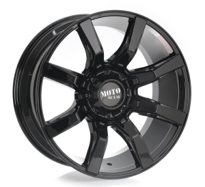 MO804 - GLOSS BLACK 22x10 6X135/139.7