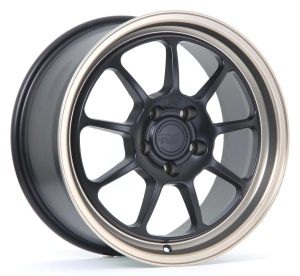 MR135 - MATTE BLACK BRONZE LIP 18x9.5 5X112