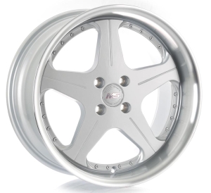 QT901 - SILVER MACHINE LIP 4X100 17x8.5 R1761003