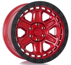 RENO - CANDY RED W/ BLACK RING & BOLTS 6X139.7 20x9.5 R2050023