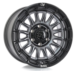 RIVAL - MATTE GUNMETAL W/ MATTE BLACK LIP 6X135 17x8.5 R1750390