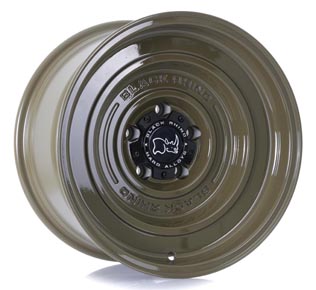 SOLID - GLOSS ALLIGATOR GREEN 17x9.5 5X127