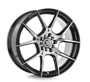 SP-71 - GLOSS BLACK & MACHINED 17x8.0 5X110/114.3