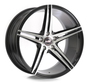 SW292 - BLACK/ MACHINE FACE AND LIP 5X100 17x8.0 R1725121