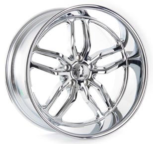 U127-CTEN - CHROME 20x8.5 5X127