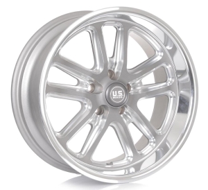 U130-BULLET - TEXTURED GUN METAL W/ MILLED EDGES 18x8.0 5X114.3