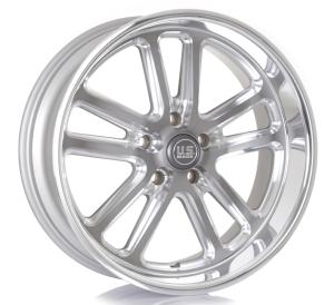 U130-BULLET - TEXTURED GUN METAL W/ MILLED EDGES 20x8.0 5X127