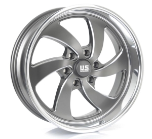 U133-DESPERADO - ANTHRACITE MILLED DIAMOND CUT LIP 20x8.0 6X139.7