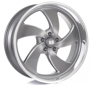 U133-DESPERADO - ANTHRACITE MILLED DIAMOND CUT LIP 5X127 22x8.5 R2235010