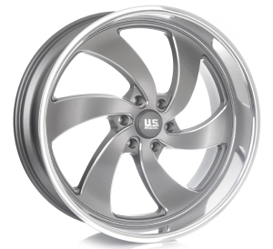 U133-DESPERADO - ANTHRACITE MILLED DIAMOND CUT LIP 24x10 5X127 | 6X139.7