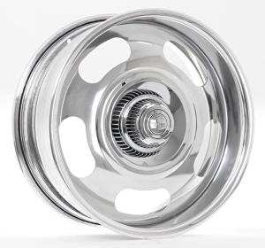 VN327-RALLY - GRAY CENTER W POLISH BARREL 20x8.5 5X114.3
