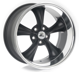 VN338-BOSS-TT - TEXTURED BLACK W/DIAMOND CUT LIP 18x9.5 5X114.3 | 5X120.65