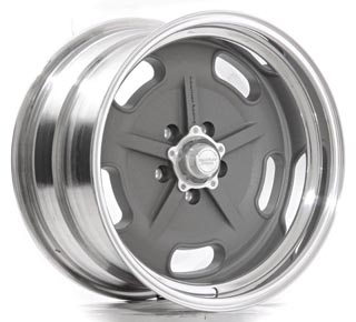 VN470 - MAG GREY CENTER POLISH BARREL 18x8.0 5X114.3