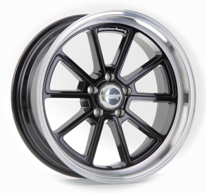 VN510 - GLOSS BLACK W/ DIAMOND CUT LIP 18x8.0 5X114.3