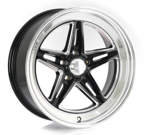 VN514 - GLOSS BLACK W/ DIAMOND CUT LIP 18x8.0 5X114.3