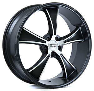 VN805-BLVD - SATIN BLACK MACH FACE 20x10 5X114.3