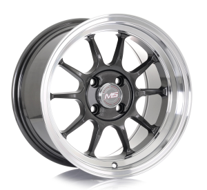 WT543 - GUN METAL MACHINE LIP 4X100 15x9.0 R1525260
