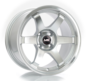 WT544 - SILVER MACHINE FACE AND LIP 4X100 15x9.0 R1525250
