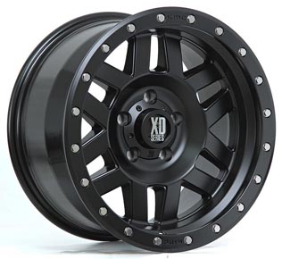 XD128 - SATIN BLACK 18x9.0 5X127