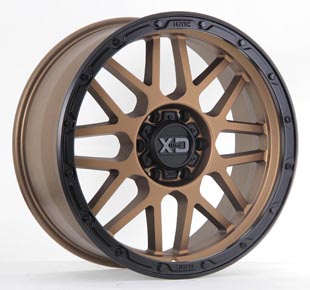 XD135 - MATTE BRONZE W/MATTE BLACK LIP 20x9.0 5X127