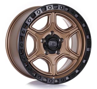 XD139 - SATIN BRONZE SATIN BLACK LIP 18x8.5 6X139.7
